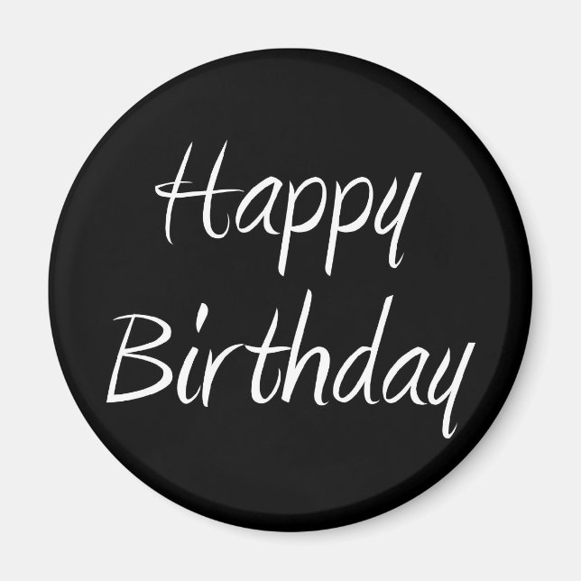 Imán Feliz cumpleaños (Frente)