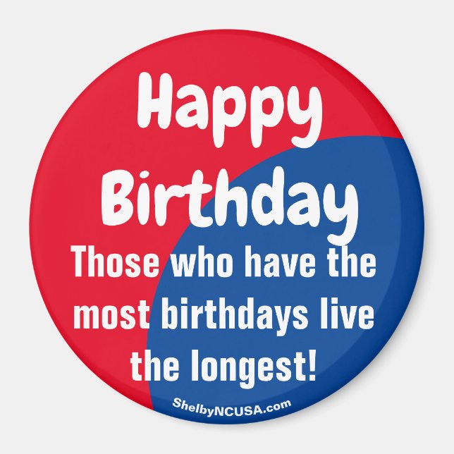 Imán feliz cumpleaños (Frente)