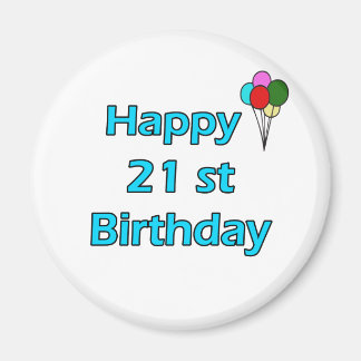 Imán Feliz cumpleaños 21