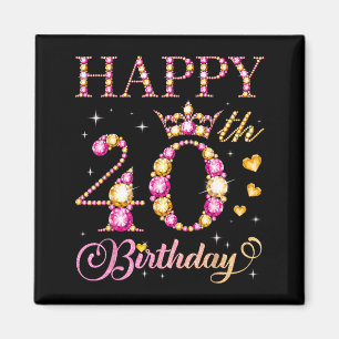 Imán Feliz cumpleaños 40 40 años hombres mujeres cumple