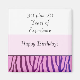 Imán Feliz cumpleaños 50