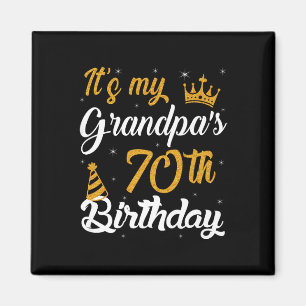 Imán Feliz cumpleaños 70 años, mis abuelitos