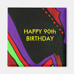 IMÁN FELIZ CUMPLEAÑOS 90