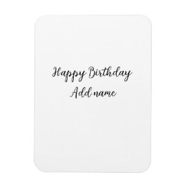 Imán Feliz cumpleaños agregar el título simple