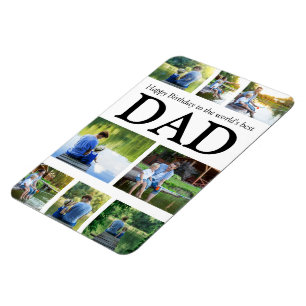 Imán Feliz Cumpleaños al Mejor Papá del Mundo 8 Fotos