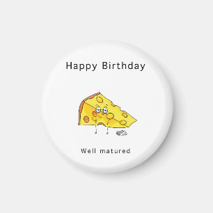 Imán Feliz Cumpleaños. Bien Madurado. Regalo de cumplea