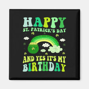Imán Feliz cumpleaños del Día de San Patricio Saint Pad