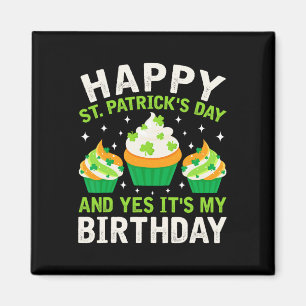 Imán Feliz cumpleaños día de San Patricio mujeres de Sa