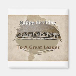 Imán Feliz cumpleaños, jefe