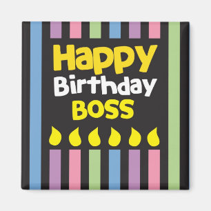 Imán ¡Feliz cumpleaños, JEFE!