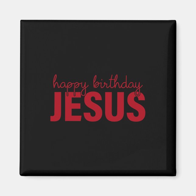 Imán ¡Feliz cumpleaños, Jesús! (Frente)