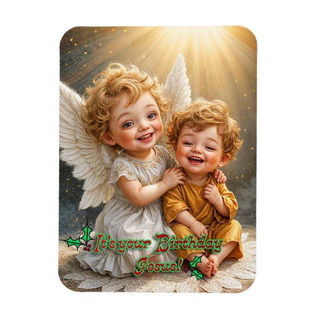 Imán Feliz cumpleaños, Jesús (Vertical)