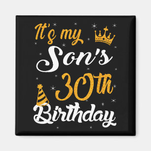 Imán Feliz Cumpleaños número 30 de mi hijo 1995 30 años