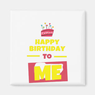 Imán Feliz cumpleaños para mí