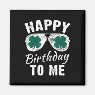 Imán Feliz Cumpleaños Para Mí Día de San Patricio Afort