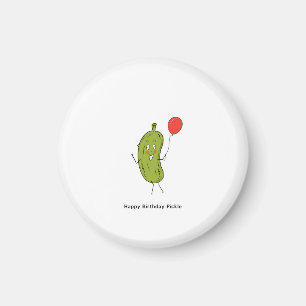Imán Feliz Cumpleaños Pickle, pickle