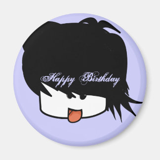 Imán Feliz cumpleaños Ultra Cute Anime Boy