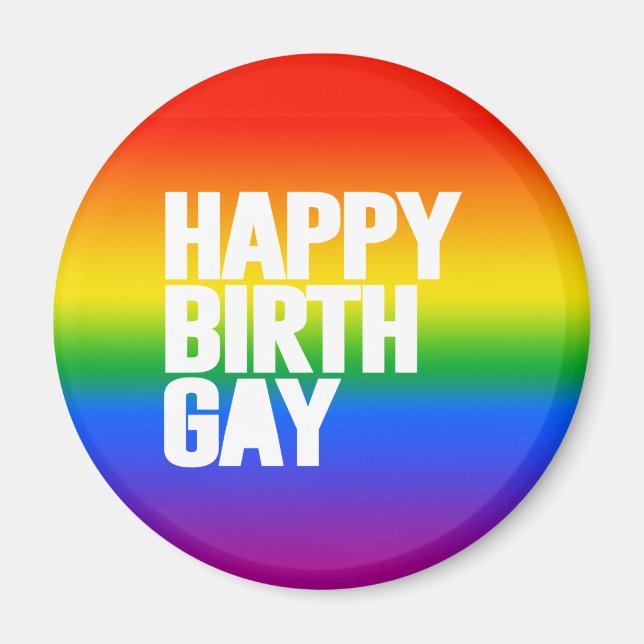 Imán Feliz Cumplegay (Frente)