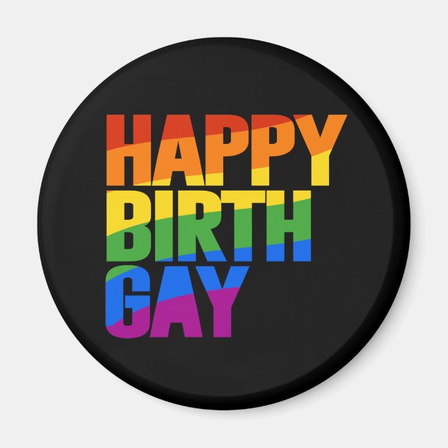 Imán Feliz Cumplegay (Frente)