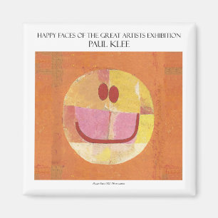 Imán feliz de la cara de Paul Klee