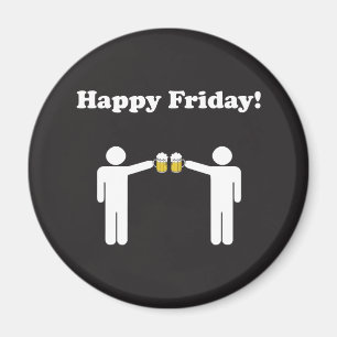 Imán feliz de viernes