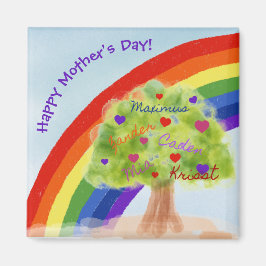 Imán feliz del día de la madre