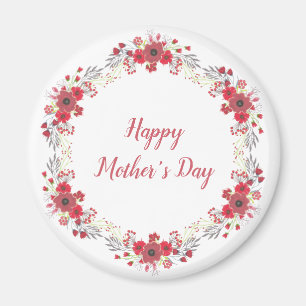 Imán feliz del día de madre