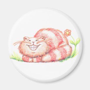 Imán feliz del gato