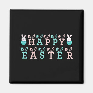 Imán Feliz Deseos de Pascua - Divertido Conejito Pascua