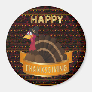 Imán Feliz Día de Acción de Gracias al mejor