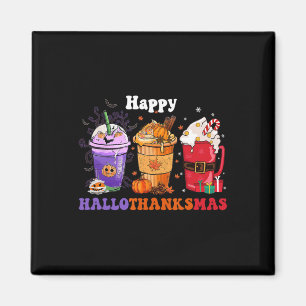 Imán Feliz Día de Acción de Gracias de Hallothanksmas