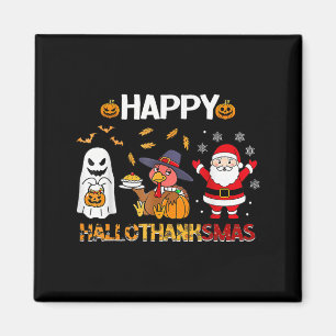 Imán Feliz Día de Acción de Gracias de Hallothanksmas G