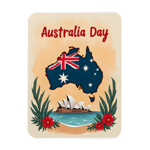 Imán Feliz Día de Australia