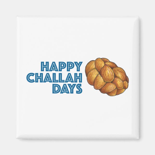 Imán Feliz día de desafío Chanukah Hanukkah Pan Loaf (Frente)