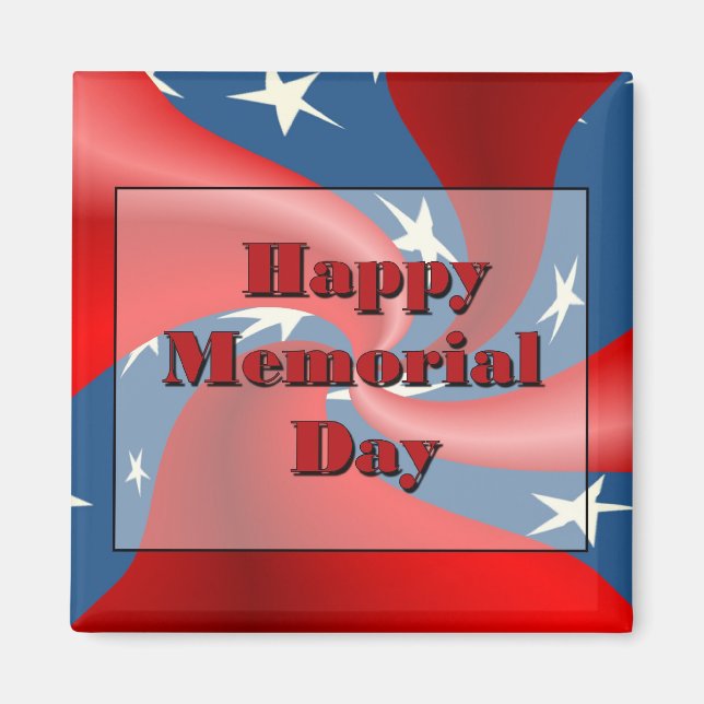 Imán Feliz Día de la Conmemoración (Frente)