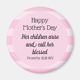 Imán Feliz Día de la Madre Biblia bendecida versus cris