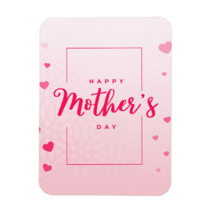Imán Feliz Día de la Madre (corazones)