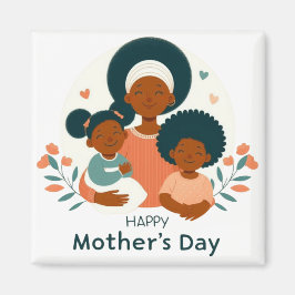 Imán Feliz Día de la Madre - El Cariñoso Abrazo de una 