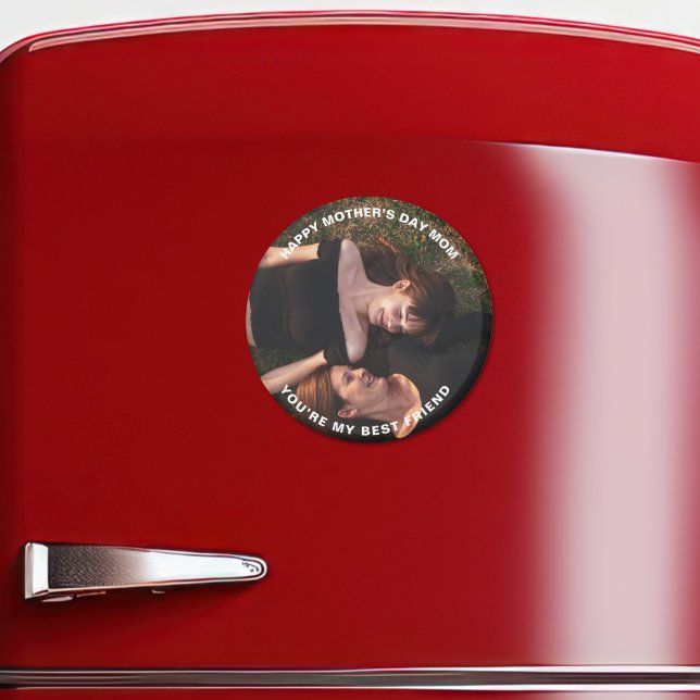 Imán Feliz día de la madre, mi mejor foto de Personaliz (Subido por el creador)