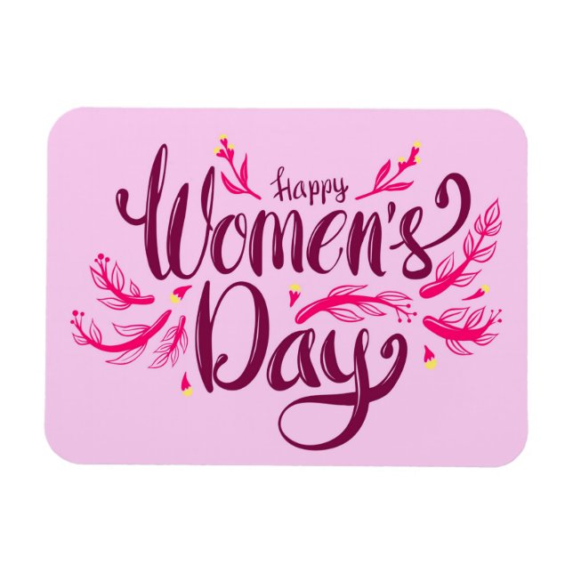 Imán Feliz Día de la Mujer (Horizontal)