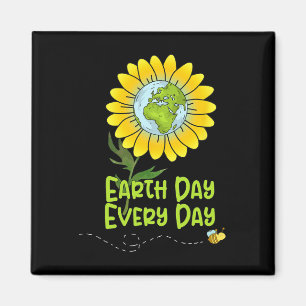 Imán Feliz Día de la Tierra todos los días, profesores 