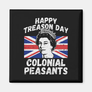 Imán Feliz Día de la Traición Colonos Peasants Usa 4 de