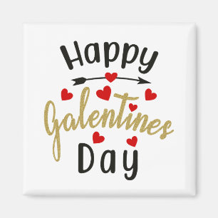 Imán Feliz Día de las Galentinas San Valentín amor am