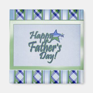 Imán feliz día de los padres Star Dad