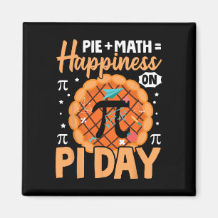 Imán Feliz Día de Pi 3.14 Tarta de Pi + Matemáticas = F