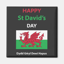 Imán Feliz Día de San David Dydd Gæyl Dewi Hapus