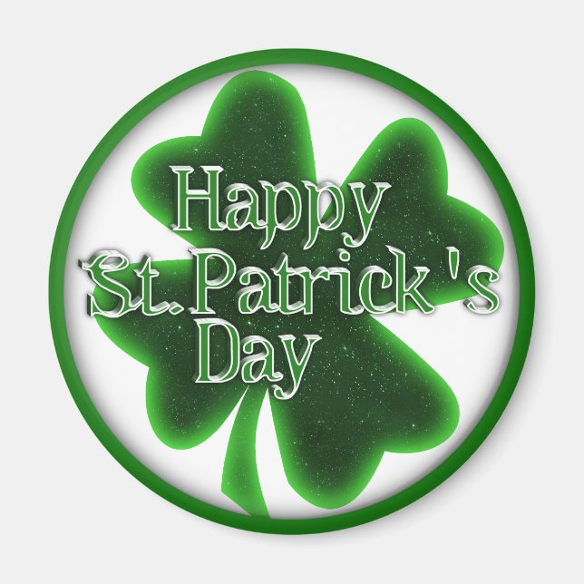 Imán Feliz Día de San Patricio (Frente)