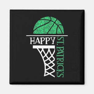 Imán Feliz Día de San Patricio, jugador de baloncesto S