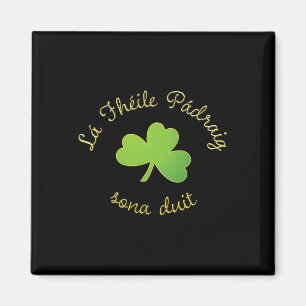 Imán Feliz día de San Patricio La Fheile Padraig Sona D