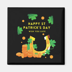 Imán Feliz Día de San Patricio - Lucky Irish Shamrock